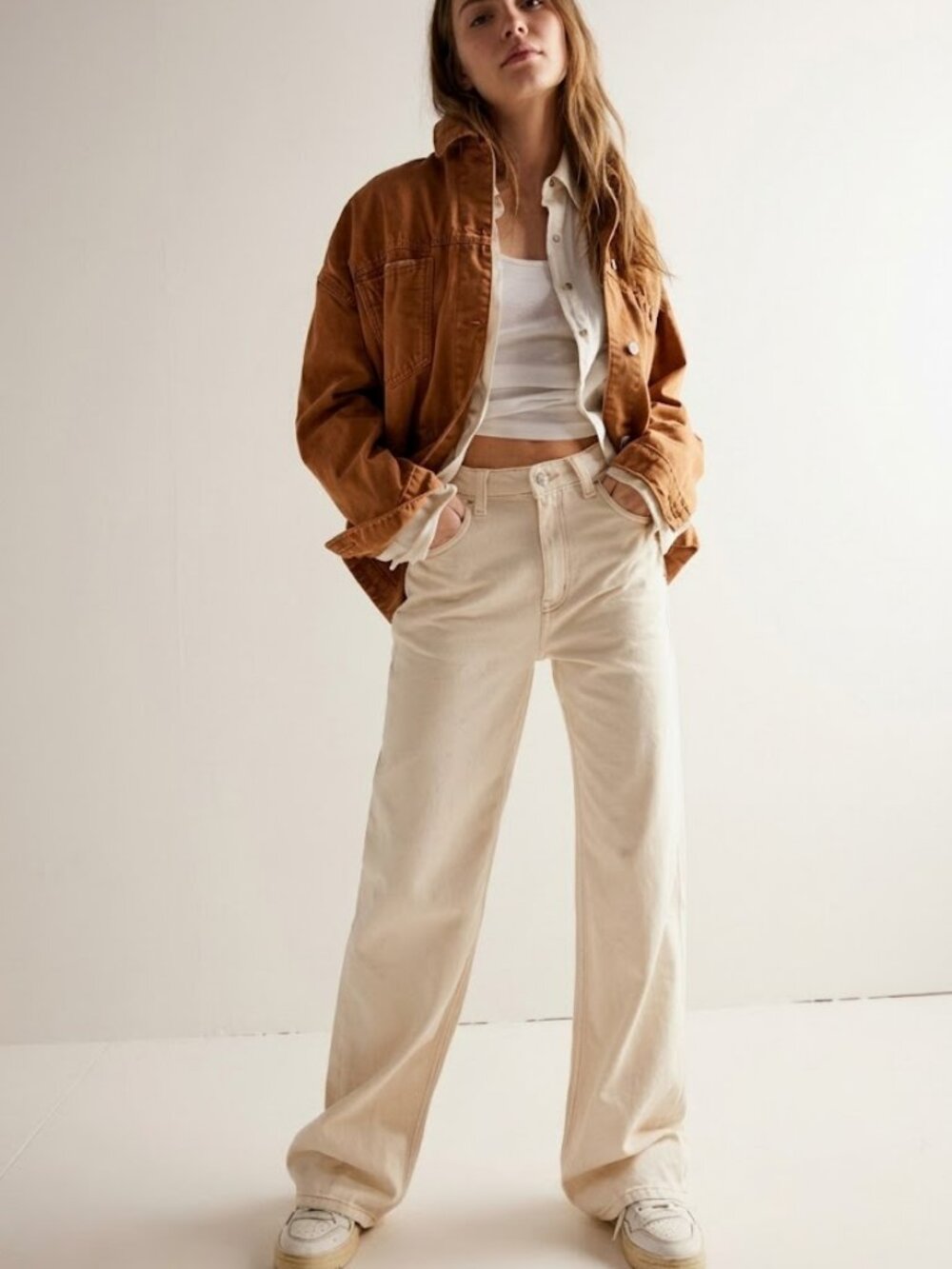 Free People Tinsley Baggy High Rise Jeans
